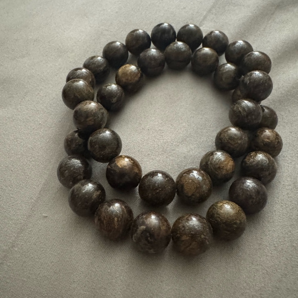 Bombshell Beads Bronzite Bracelets 10mm - image 2